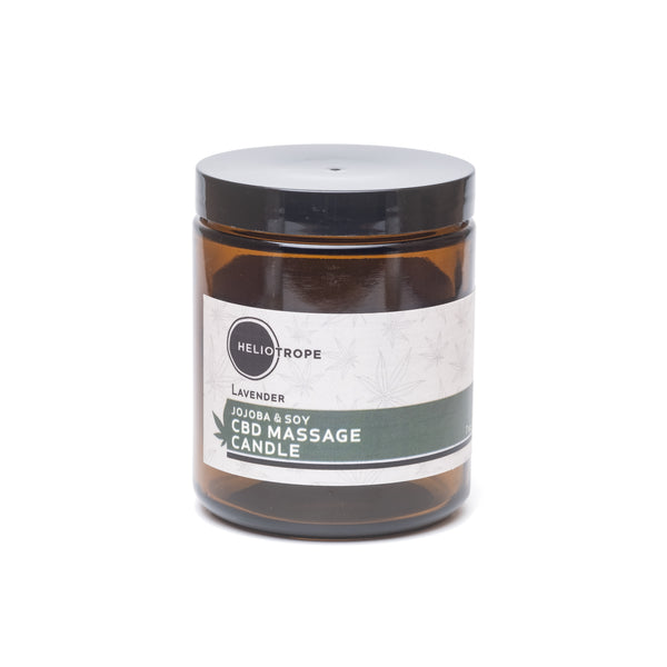 organic CBD soy massage candle